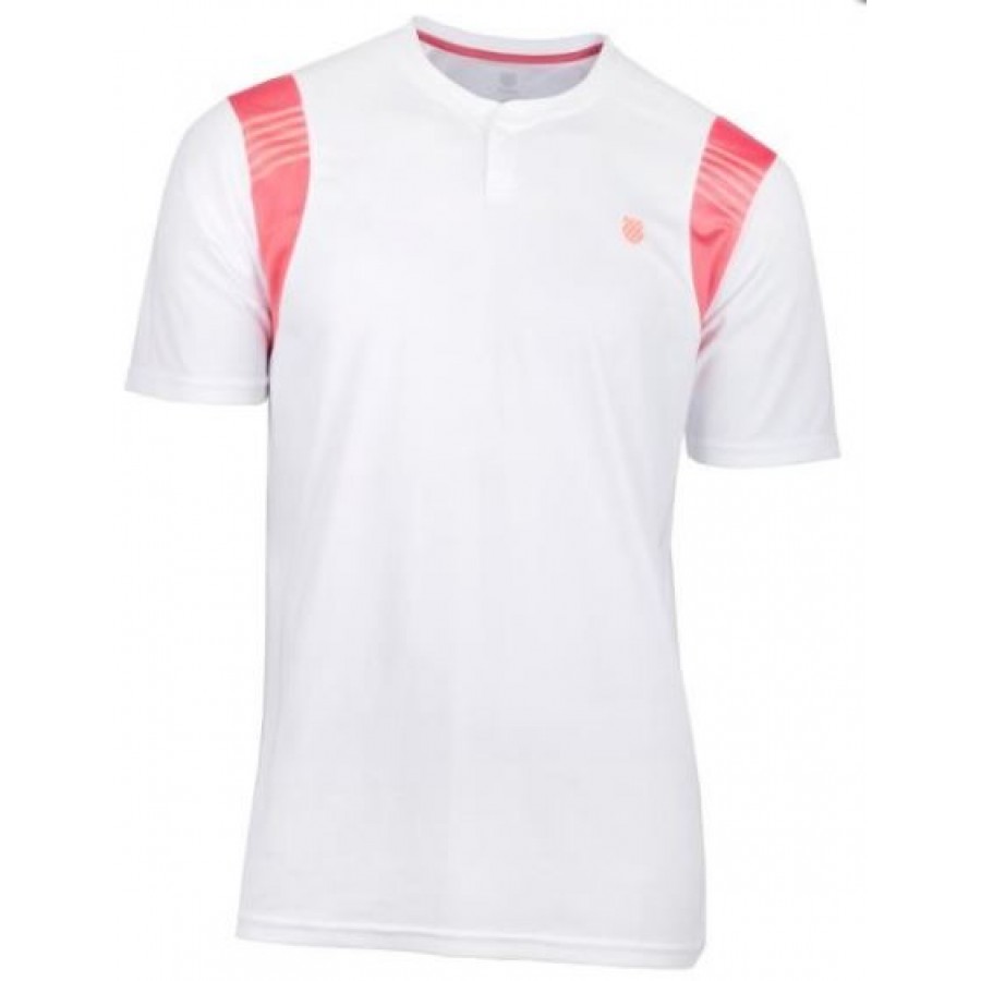 K Swiss T-shirt B2 Rose blanche