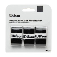 Blister Wilson Profile Padel Negro 3 Overgrips