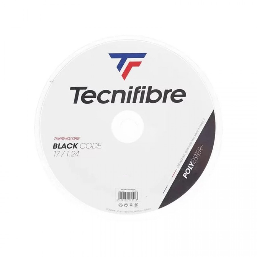 Moulinet Cordaje 200m Tecnifibre Black Code 1,24mm