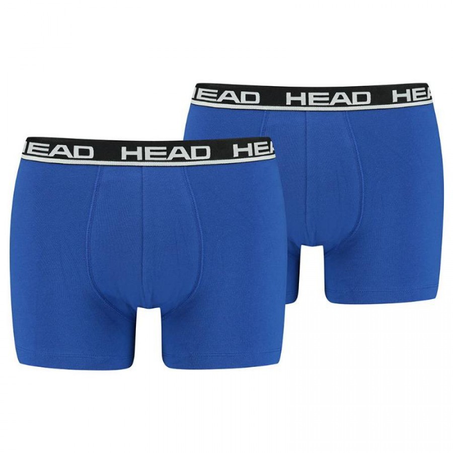 Head Basic Boxers Bleu Noir 2 Unites