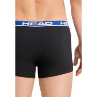 Head Basic Black Blue Boxers 2 Units