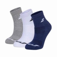 Calcetines Babolat Quarter Colores 3 Pares