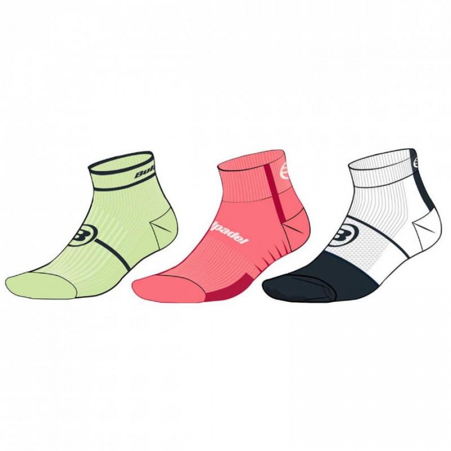 Bullpadel BP2402 Chaussettes 3 Paires