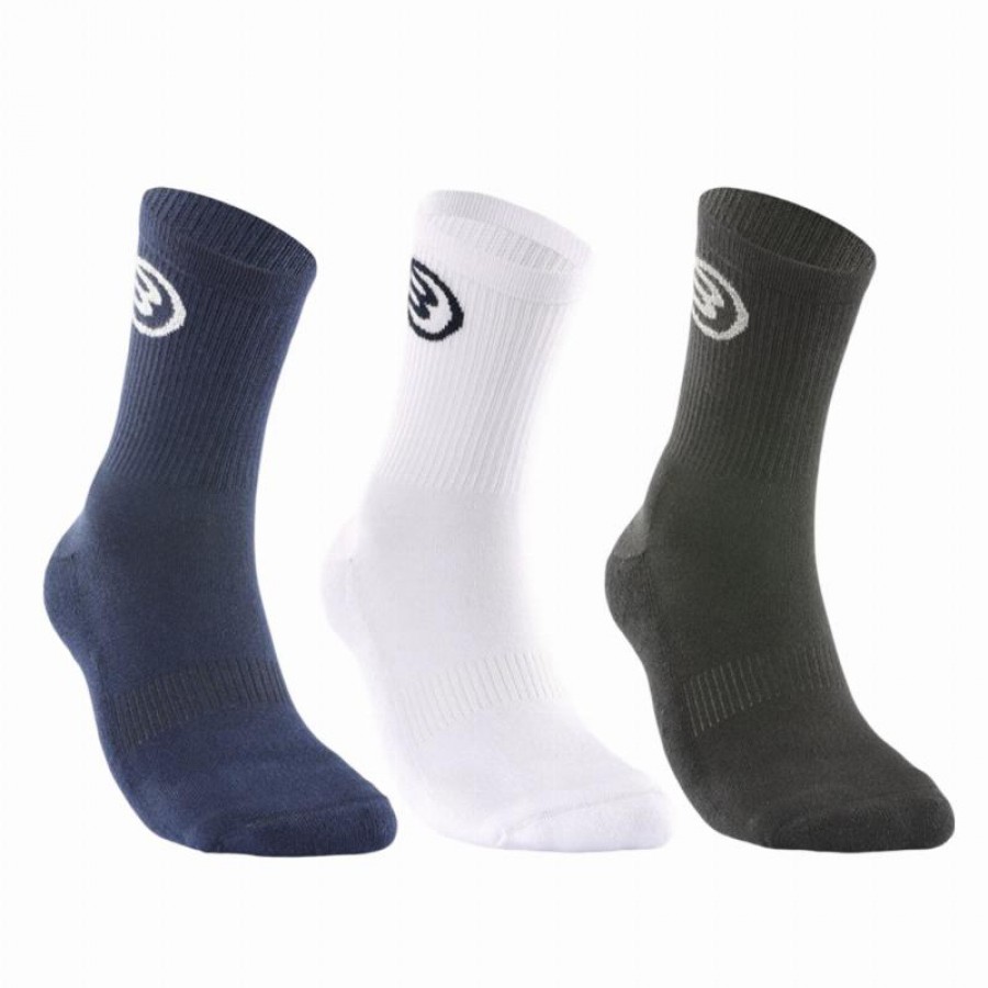 Bullpadel BP2409 3 paires de chaussettes