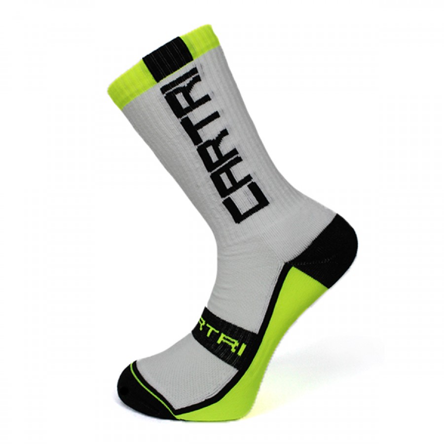 Cartri Slash High White Fluor Socks 1 Paire