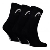 Calcetines Head All Sports Short Crew Negro 3 Pares