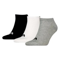 Head All Sports Sneaker Noir Blanc Gris Chaussettes 3 Paires