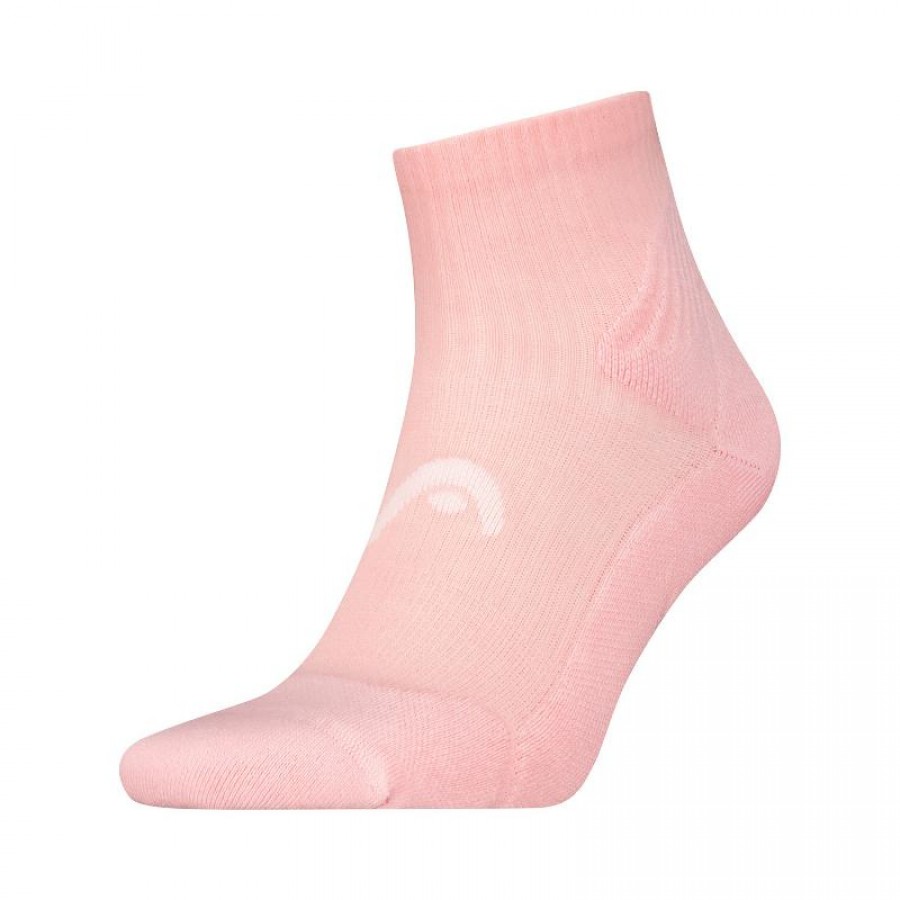 Calcetines Head Performance Tennis Quarter Rosa 1 Par