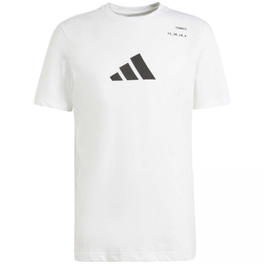 Adidas Tennis Categorie Graphic T-shirt blanc