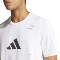 Adidas Tennis Categorie Graphic T-shirt blanc