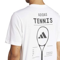 Adidas Tennis Categorie Graphic T-shirt blanc