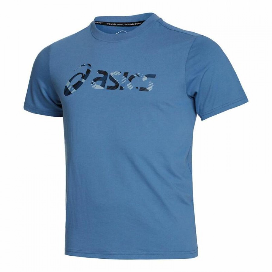 Camiseta Asics Wild Camo Azul