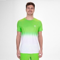 Camiseta Bidi Badu Crew Gradiant Verde Neon Blanco