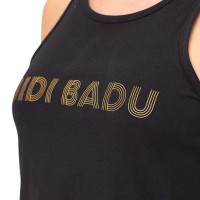 Camiseta Bidi Badu Paris Chill Negro Dorado Mujer