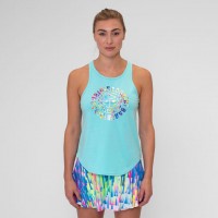 Camiseta Bidi Badu Tirantes Melbourne Chill Aqua Mujer