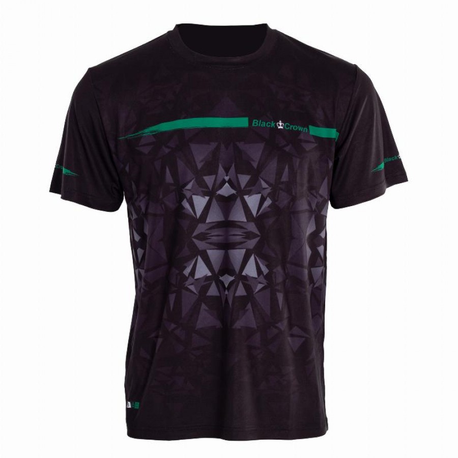 T-Shirt Atlanta Black Crown Noir Vert