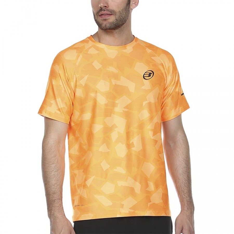 Camiseta Bullpadel Atlanta Mandarina Fluor