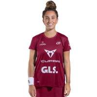 Camiseta Bullpadel Bea Gonzalez Premier Padel Etico Cereza