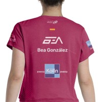 Camiseta Bullpadel Bea Gonzalez Premier Padel Etico Cereza