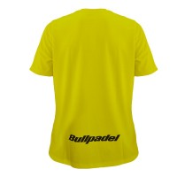 Camiseta Bullpadel Mundial Menores Amarillo Fluor Junior - Barata Oferta Outlet