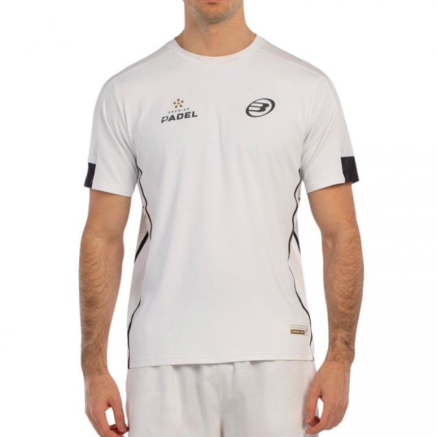 Camiseta Bullpadel Premier Padel Borni Blanco