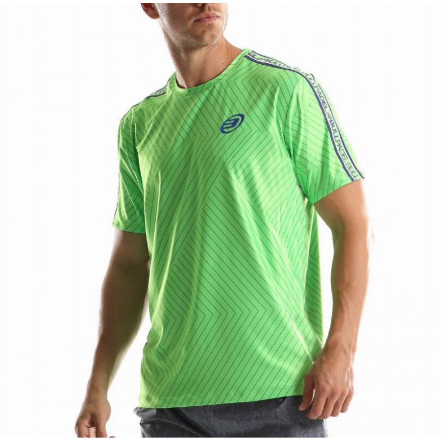 T-shirt Green Tuco Bullpadel fluoride