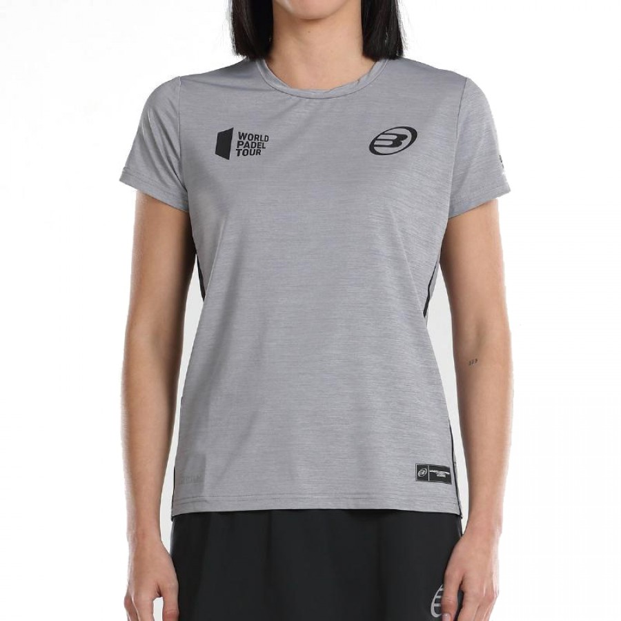 Camiseta Bullpadel WPT Llama Gris Medio Vigore