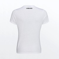 Camiseta Head Button Blanco Mujer