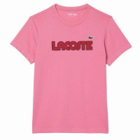 Camiseta Lacoste Sport Punto Rosa Burdeos