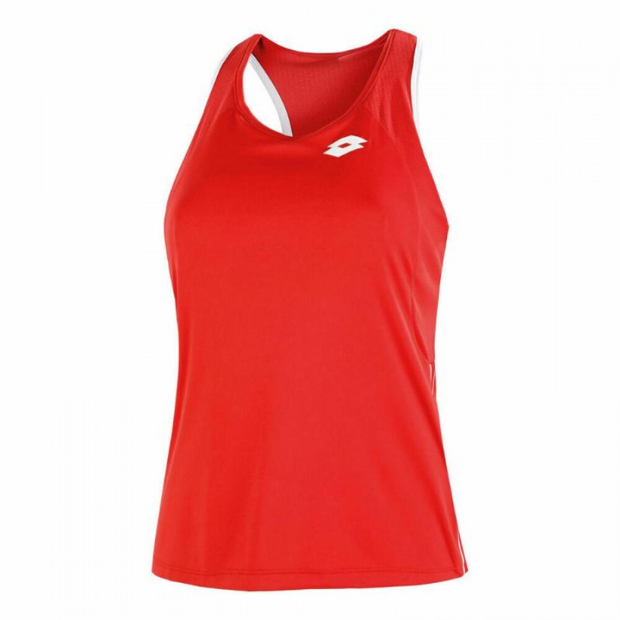 Camiseta Lotto Squadra II Rojo Mujer