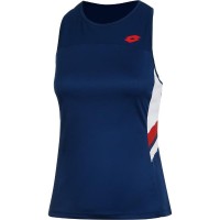 Camiseta Lotto Squadra III Azul Rojo Mujer