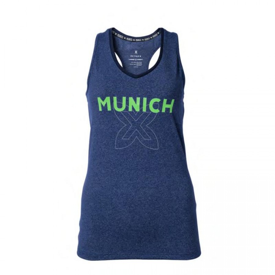 Camiseta Munich Oxygen Marino Mujer