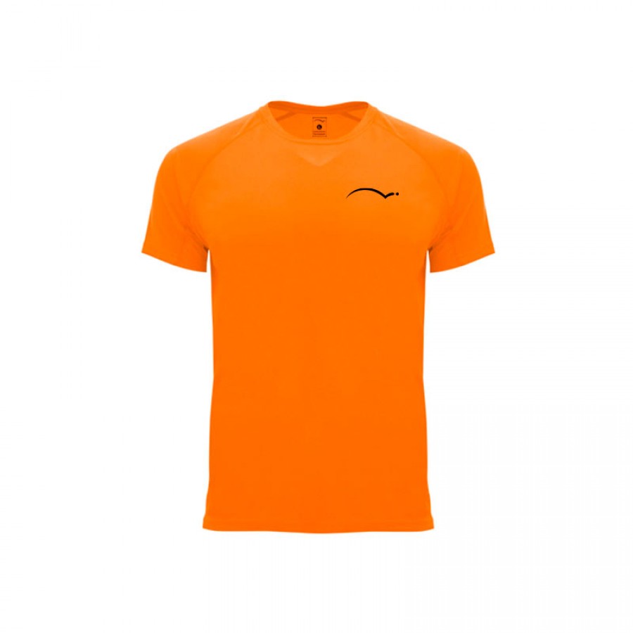 Camiseta Padelpoint Tournament Naranja Fluor