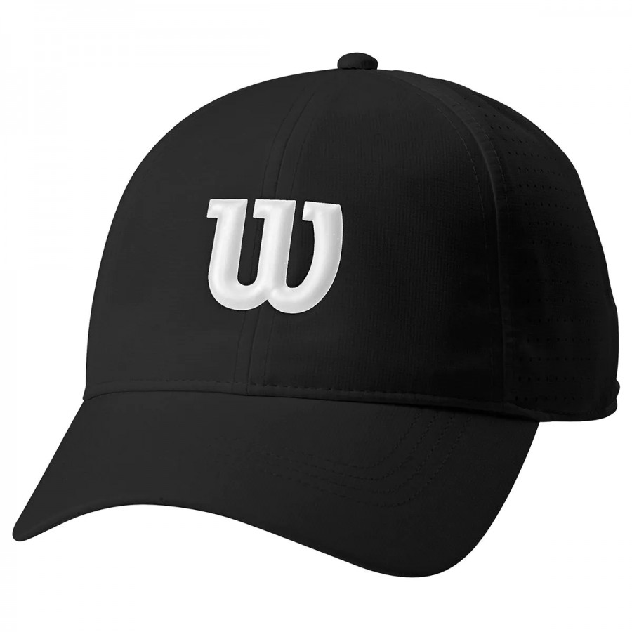 Gorra Wilson Ultralight Negro Blanco