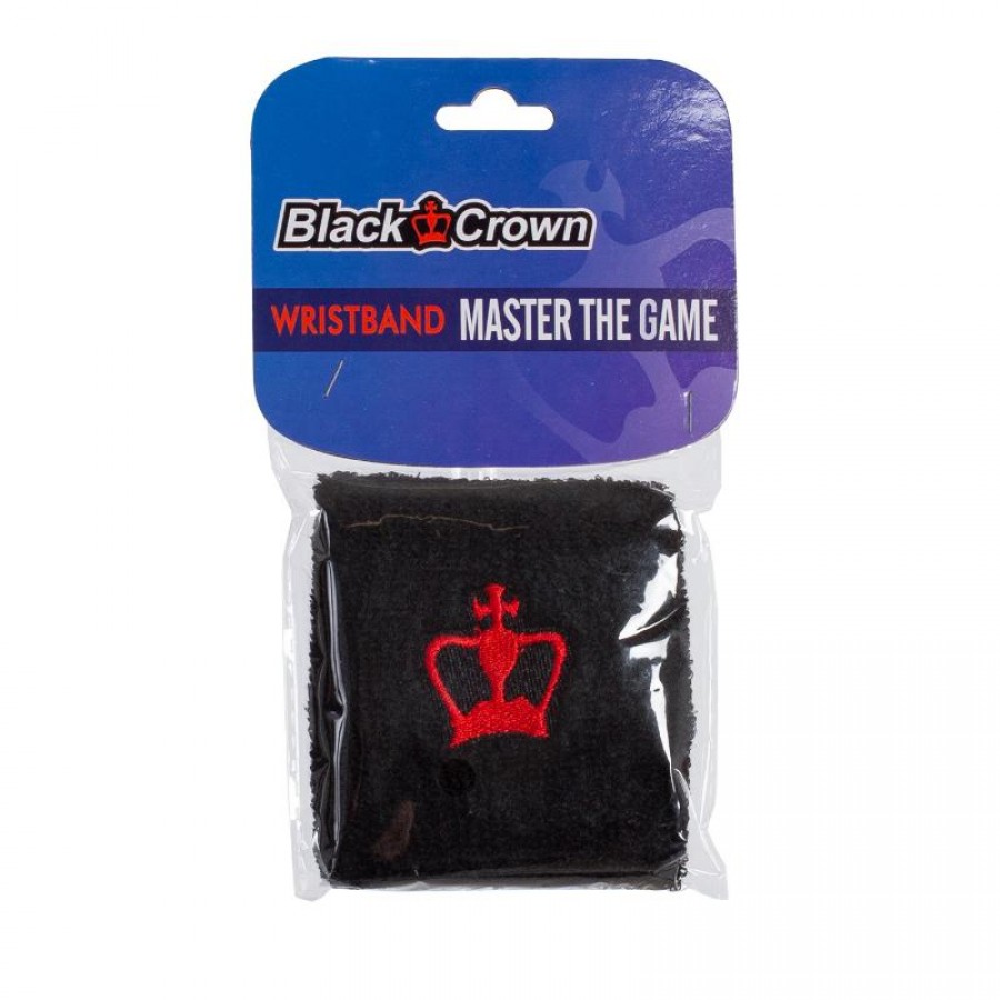 Black Crown Short Black Wristbands 1 Unit