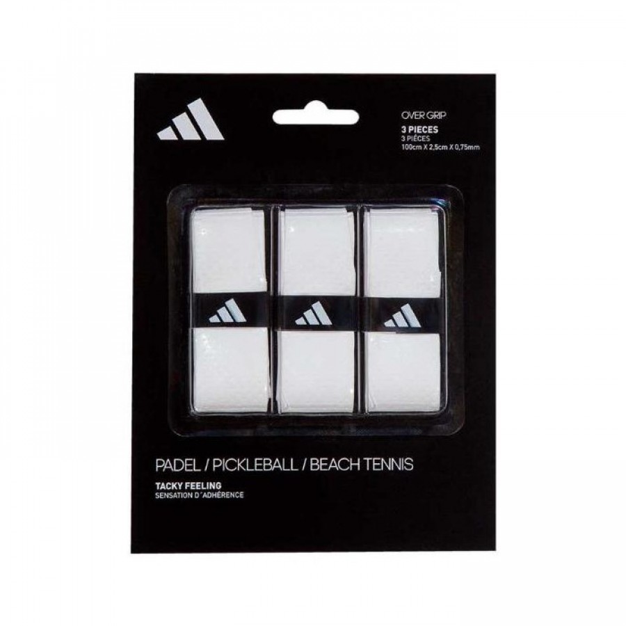 Overgrips Adidas Tacky Feeling White 3 Unites