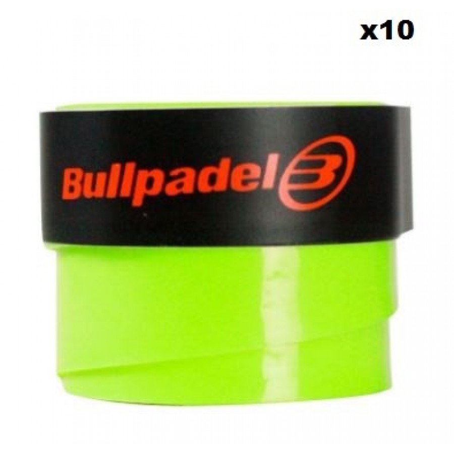 Overgrips Bullpadel Amarillo Azufre Liso 10 Unidades