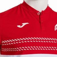 Polo Joma A1 Padel Blanco Rojo