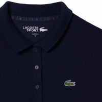 Polo Lacoste Pique Azul Marino Mujer