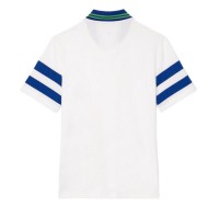 Polo Lacoste Roland Garros Medvedev Blanco Azul Marino