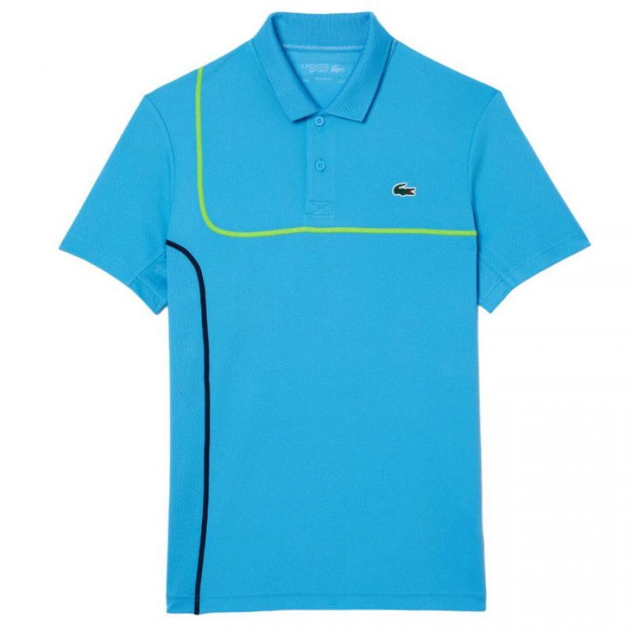 Polo Lacoste Sport Pique Azul