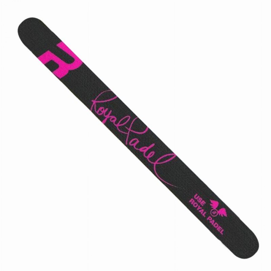 Protector Royal Padel Negro Rosa Fluor