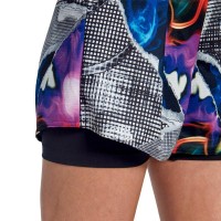 Short Adidas Us Series Negro Multicolor Mujer