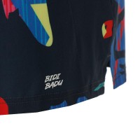 Short Bidi Badu Wild Arts 7Inch Azul Oscuro Rojo Mix