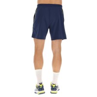 Short Lotto Superrapida V Azul Denim Amarillo Fluor