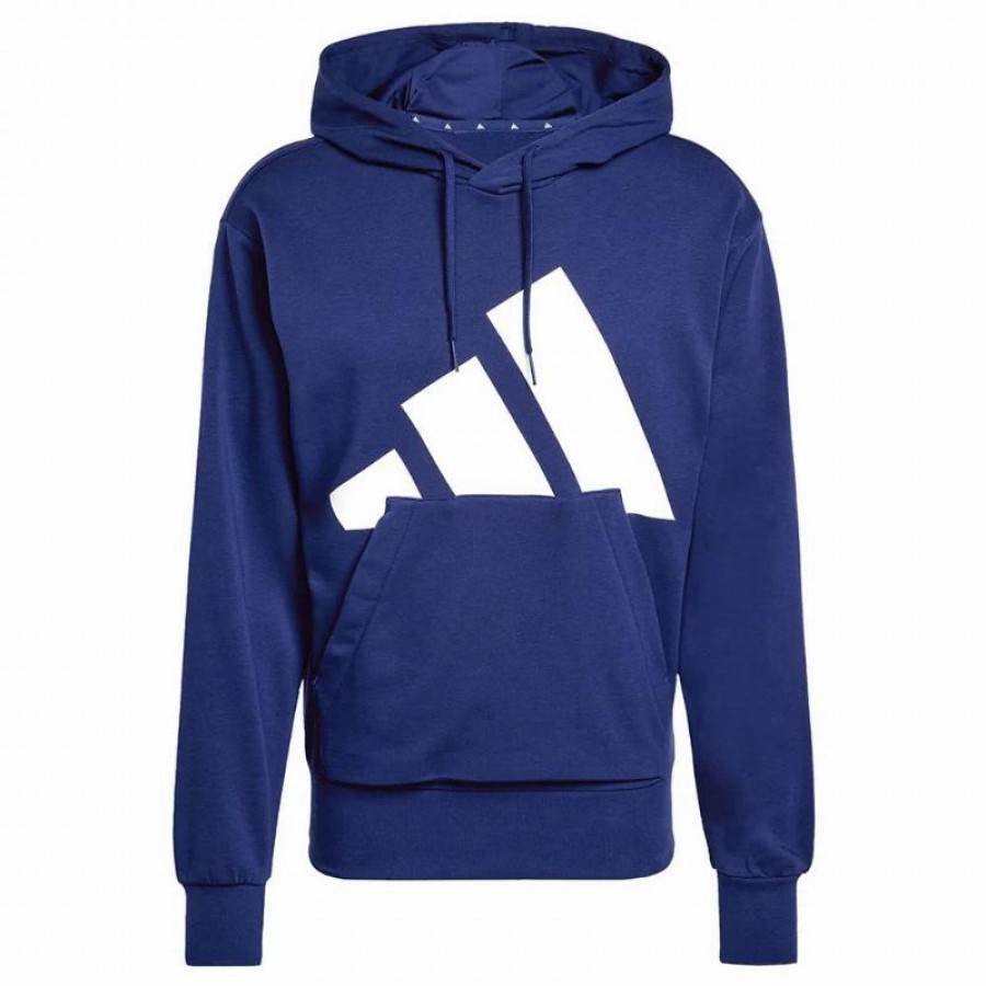 Moletom Adidas Essentials Azul Escuro Branco