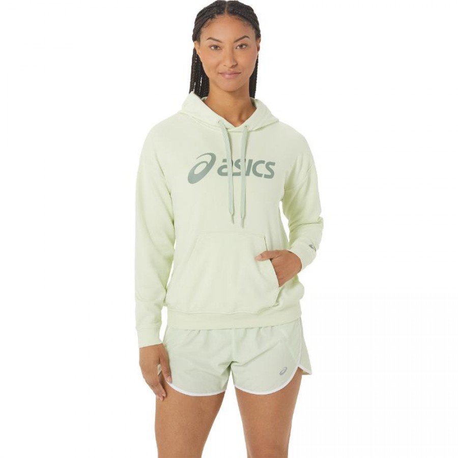 Asics Sweatshirt Logo Large Light Green Women