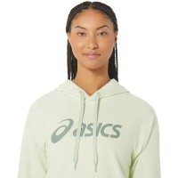 Asics Sweatshirt Logo Large Light Green Women