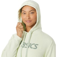 Asics Sweatshirt Logo Large Light Green Women