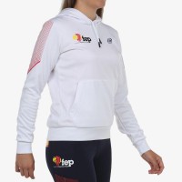 Sudadera Bullpadel FEP Evoca Blanco